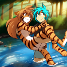 wadingthroughthewater_color