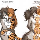 flora_and_kathrin_style_comparison_2008_2014_by_twokinds-d7dcz55