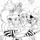 The_gals_of_Twokinds_Xmas_by_Twokinds