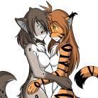 Flora_and_Kathrin_Lezzing_Out_by_Twokinds